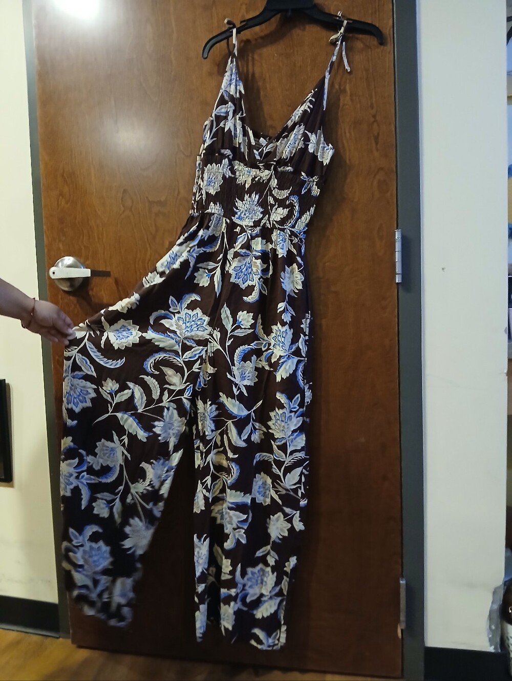 NWT/ PATRONS OF PEACE floral wide leg jumpsuit
